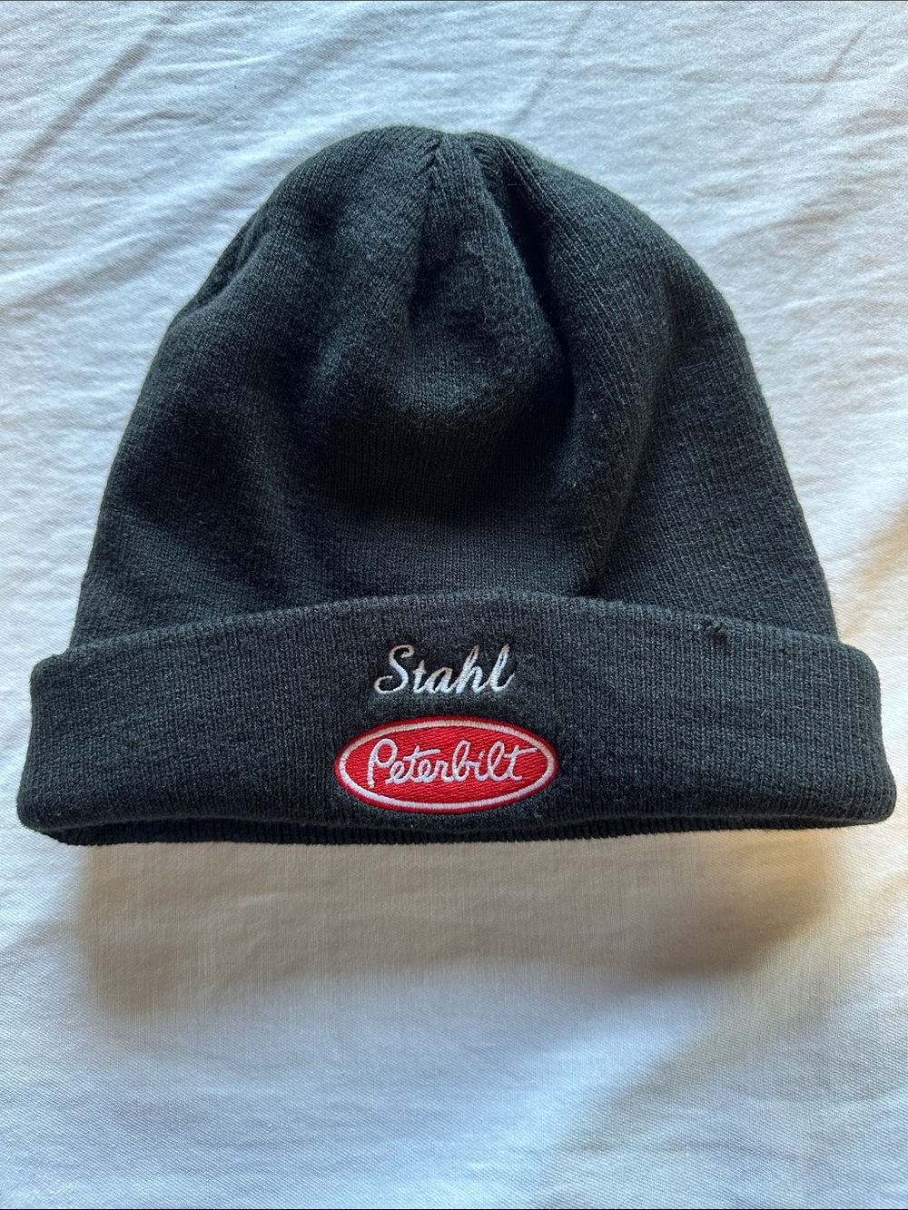 Stahl Peterbilt Embroidered Black Beanie